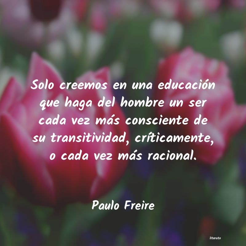 Frases de Paulo Freire