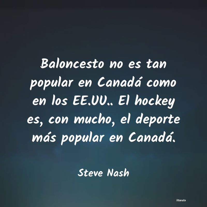 Frases de Steve Nash