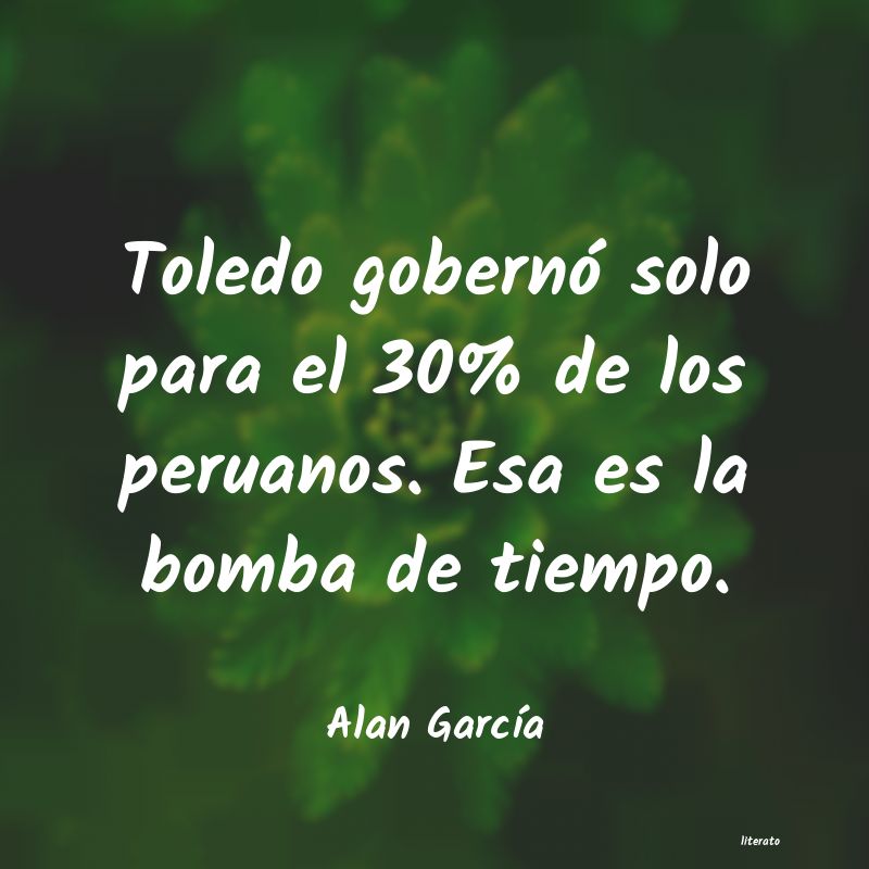 frases de Alan GarcÃ­a