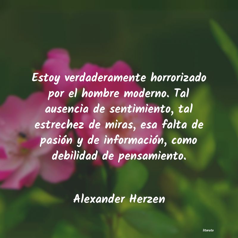 Frases de Alexander Herzen