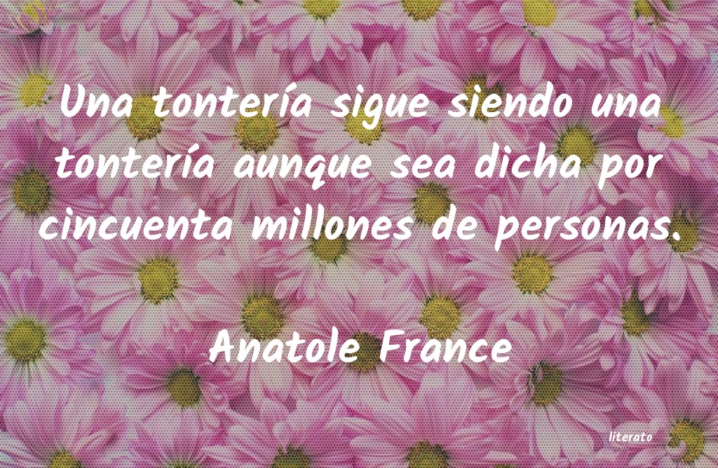 frases de Anatole France