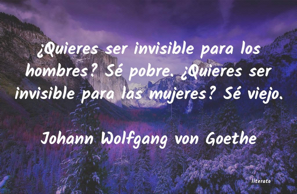 frases de Johann Wolfgang von Goethe