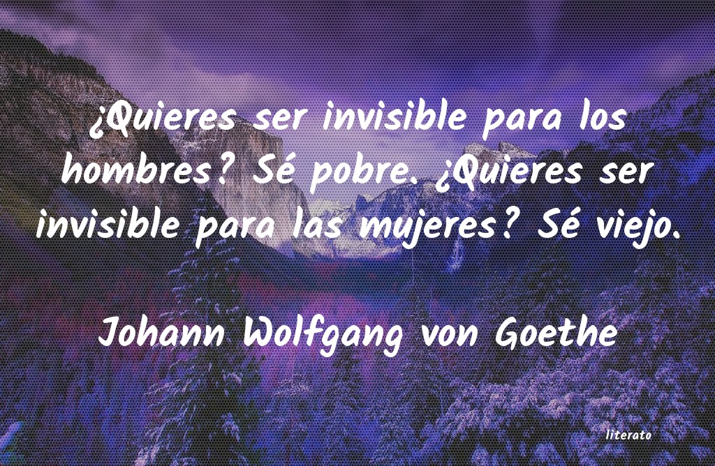 Frases de Johann Wolfgang von Goethe