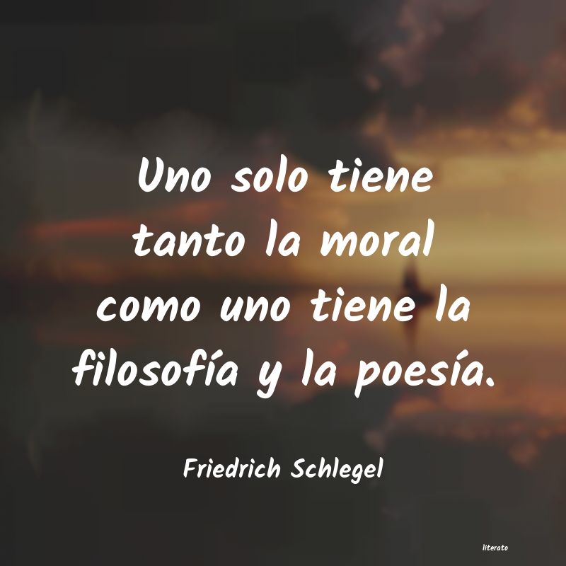 Frases de Friedrich Schlegel