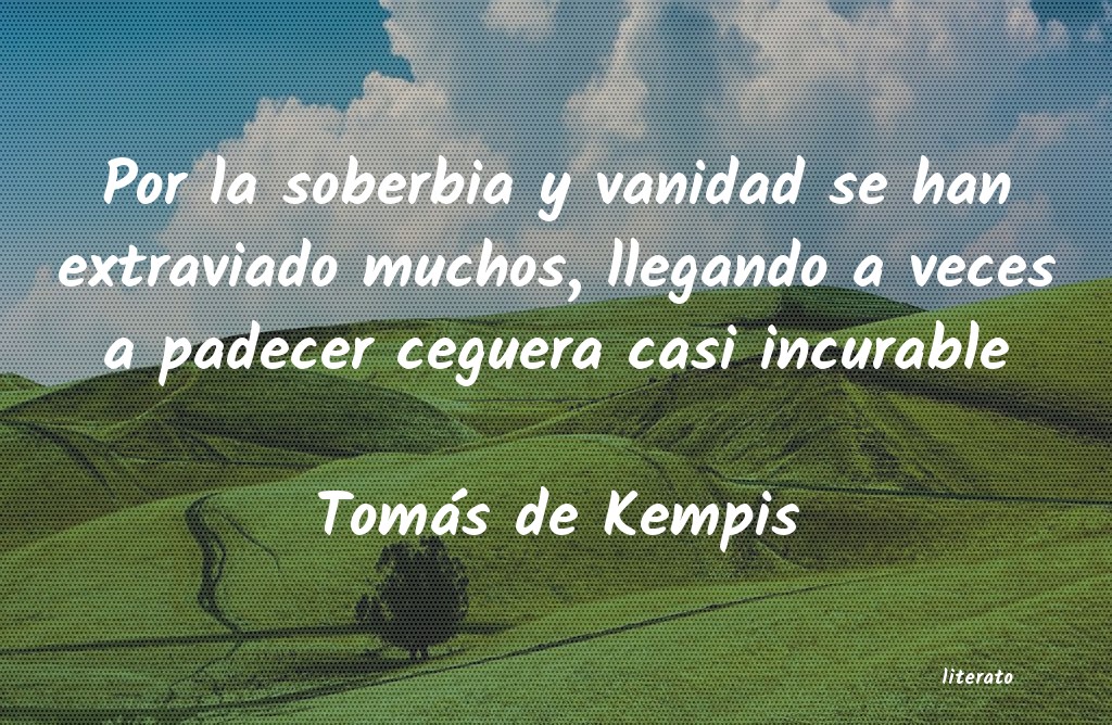 frases de Tomás de Kempis