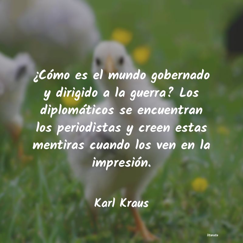 Frases de Karl Kraus