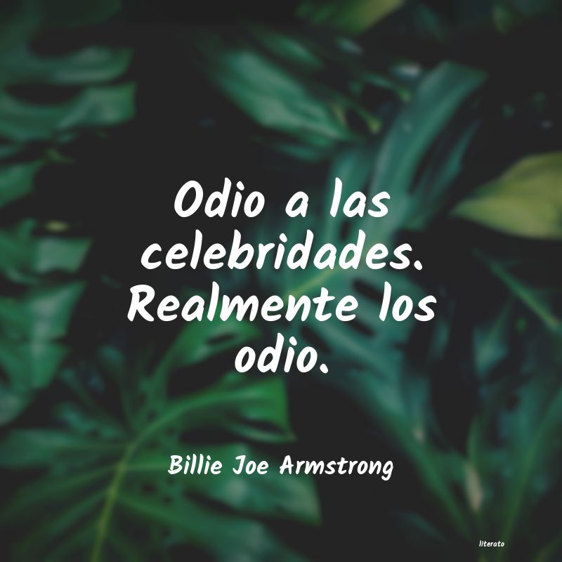 frases de Billie Joe Armstrong