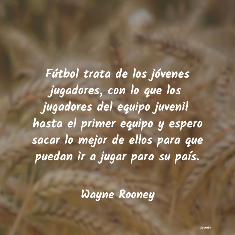 frases de Wayne Rooney
