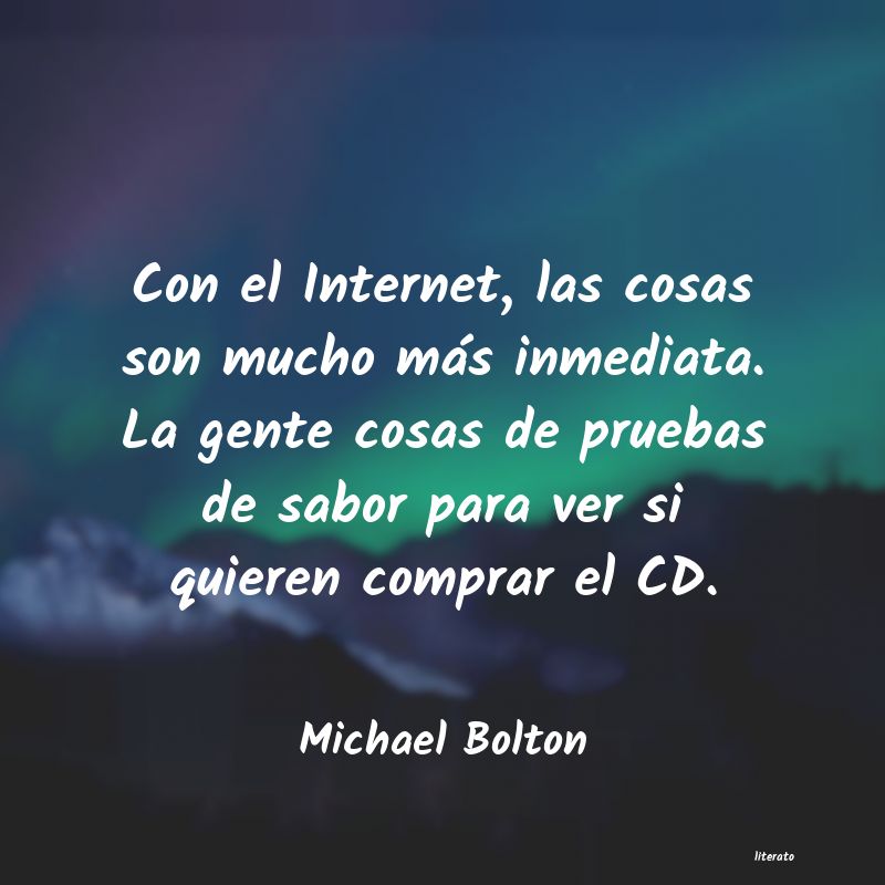 frases de Michael Bolton