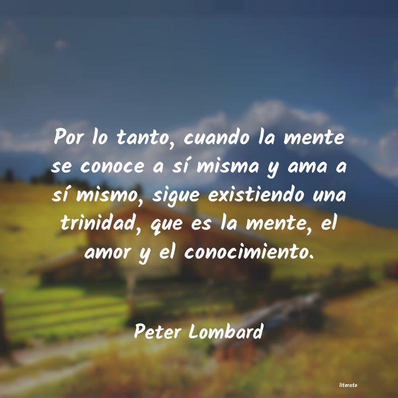 Frases de Peter Lombard