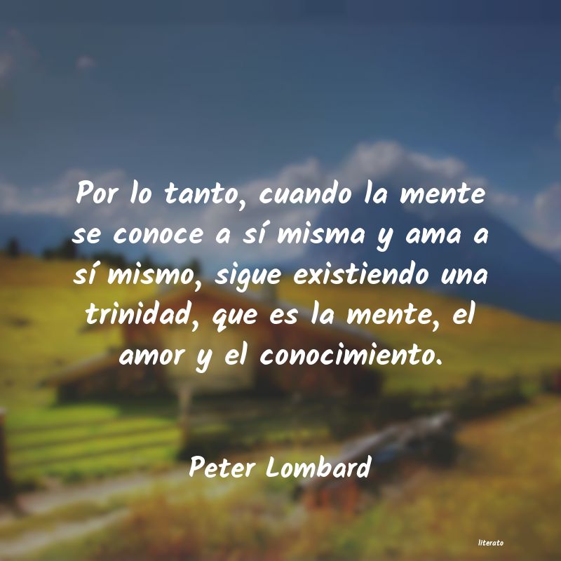 frases de Peter Lombard