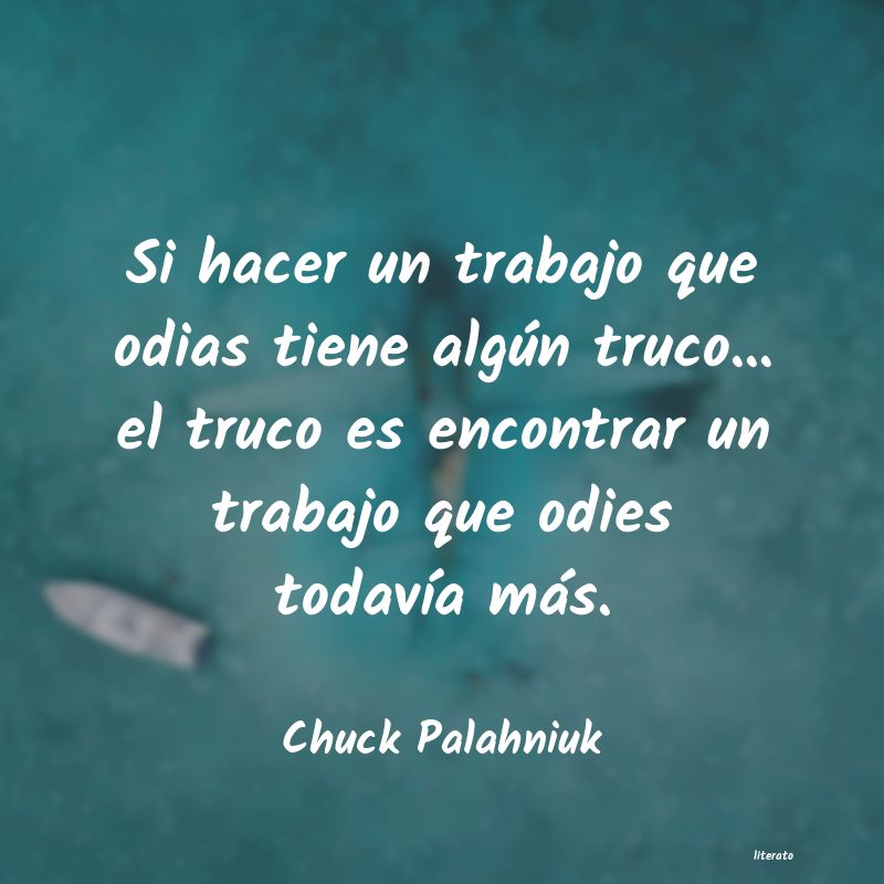 frases de Chuck Palahniuk