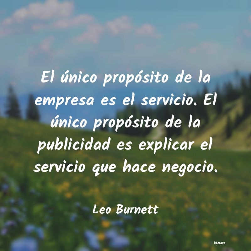 Frases de Leo Burnett