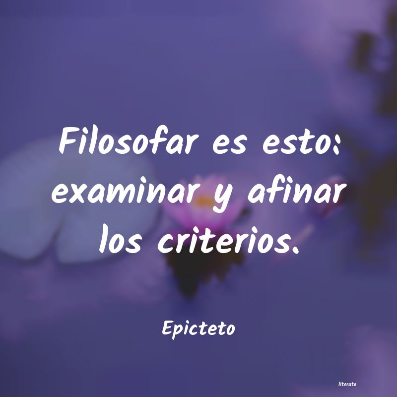 Frases de Epicteto