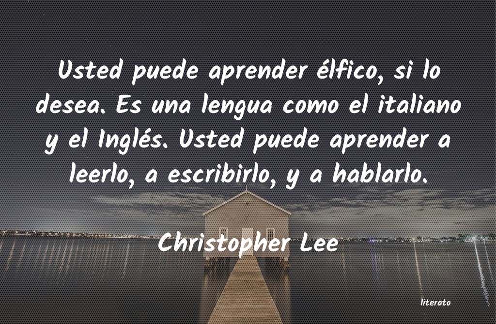Frases de Christopher Lee
