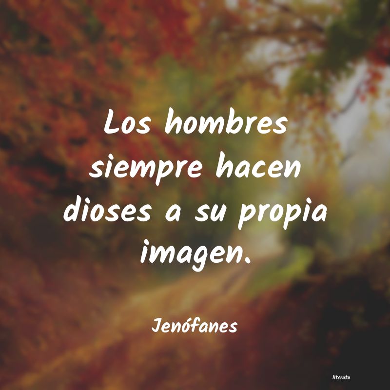 frases de Jenófanes