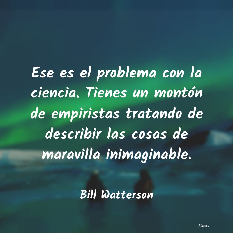 frases de Bill Watterson