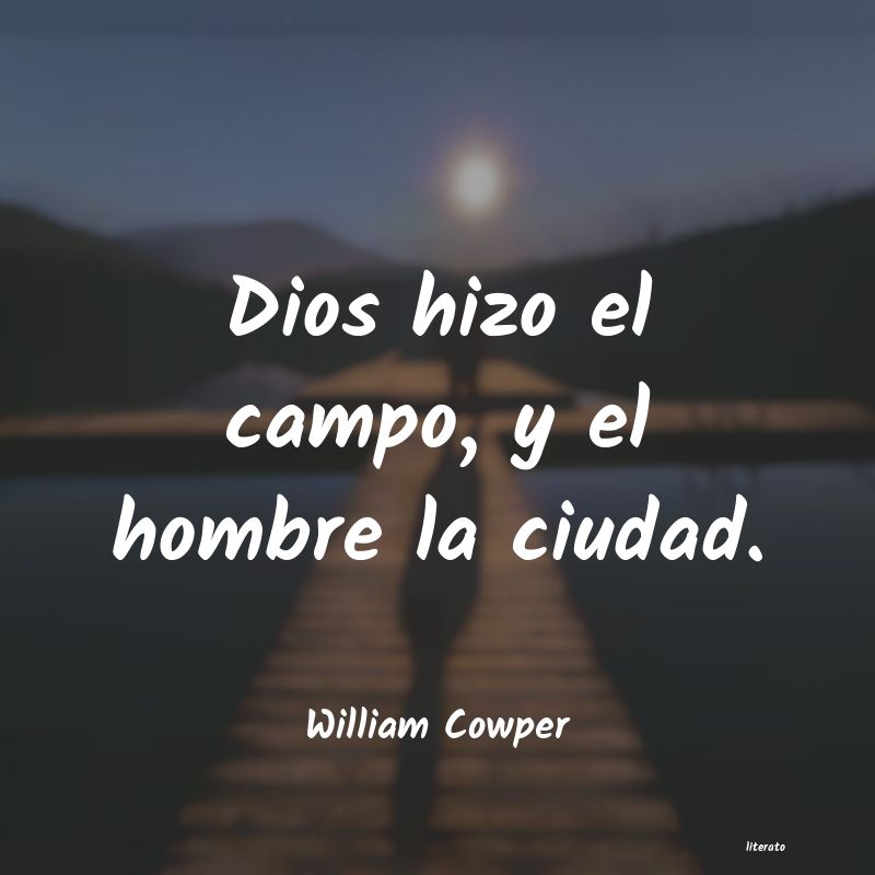 Frases de William Cowper