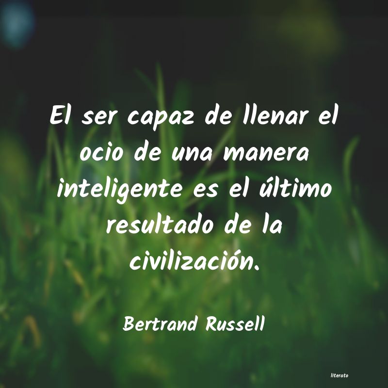 Frases de Bertrand Russell