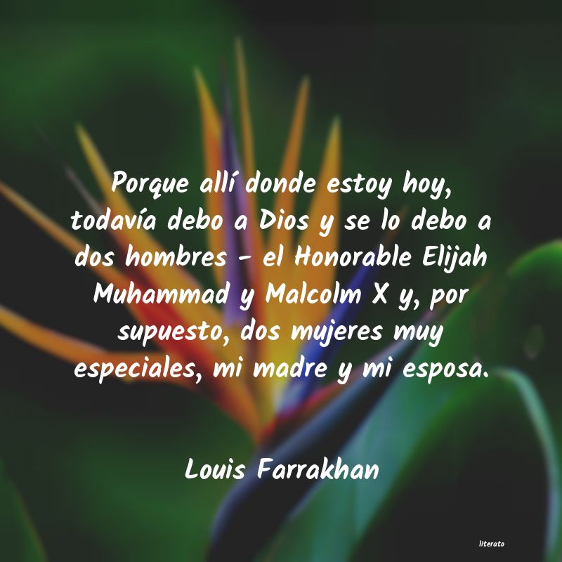 frases de Louis Farrakhan