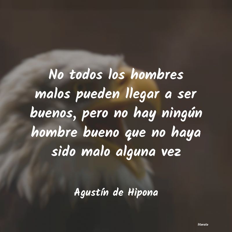 frases de AgustÃn de Hipona