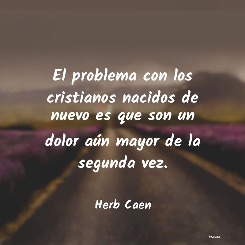 Frases de Herb Caen