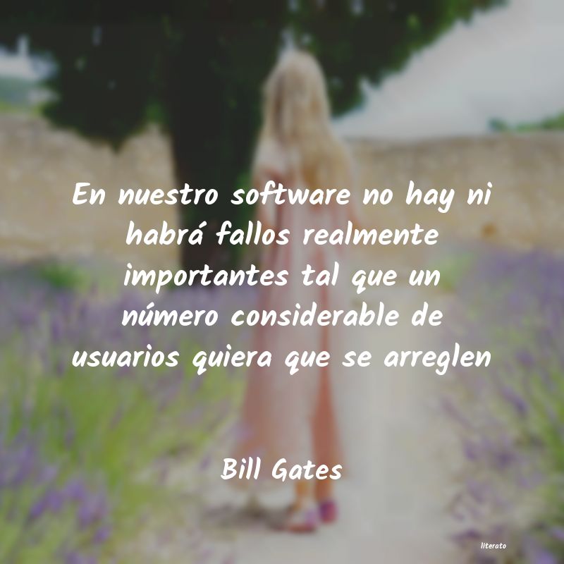 frases de Bill Gates