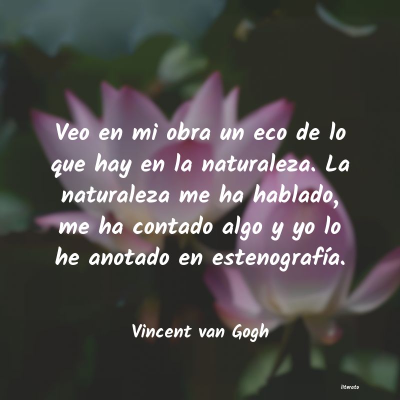 Frases de Vincent van Gogh