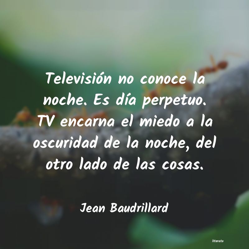 Frases de Jean Baudrillard