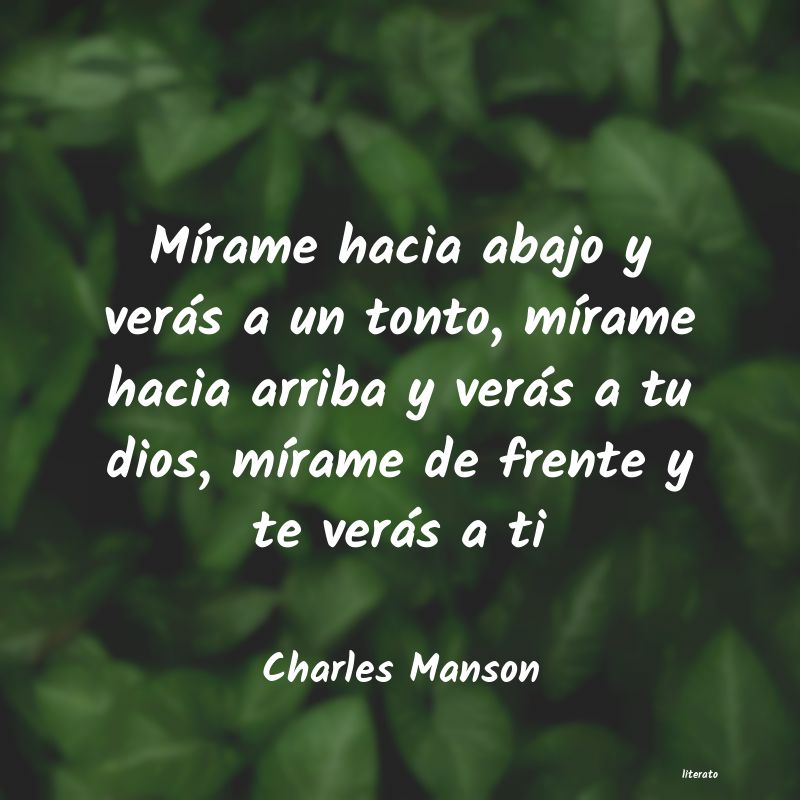 frases de Charles Manson