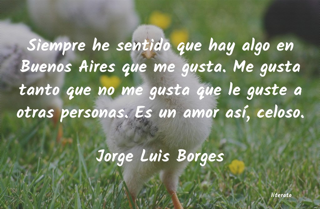 frases de amor borges