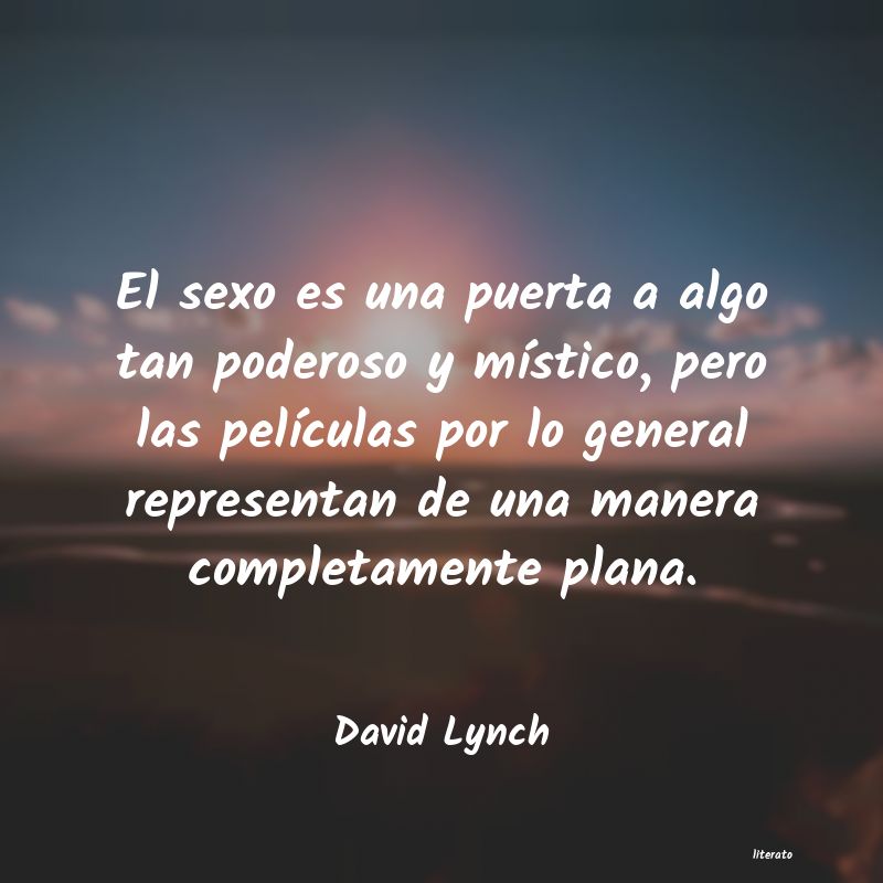 frases de David Lynch