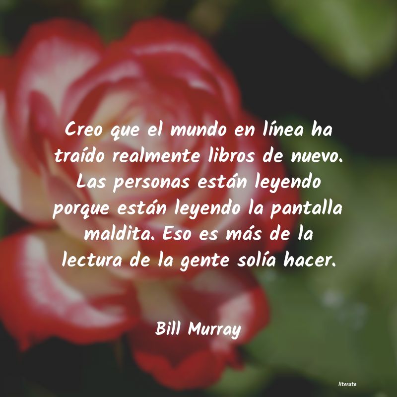 Frases de Bill Murray