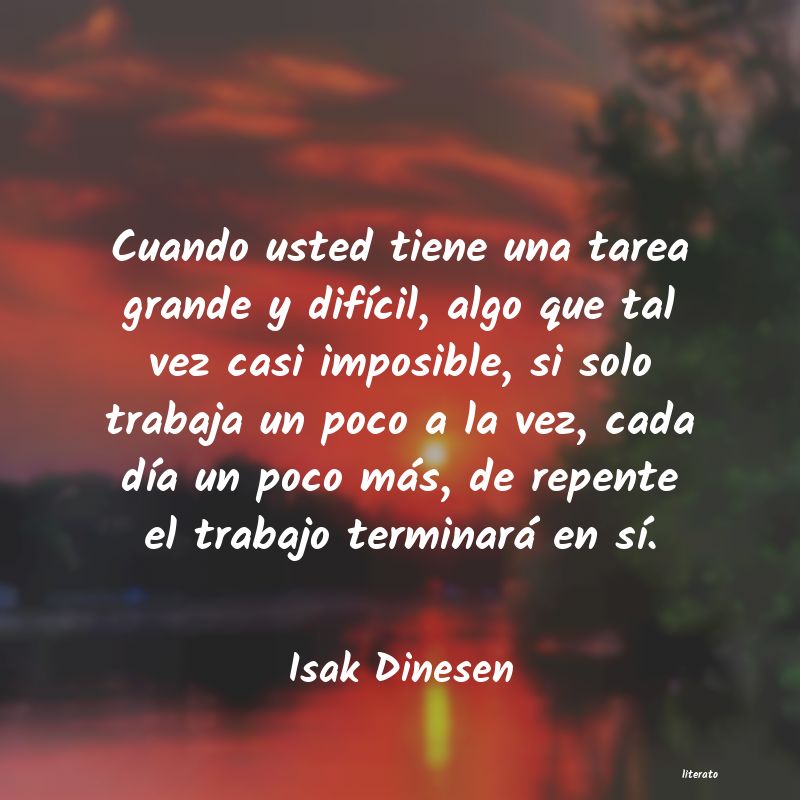 Frases de Isak Dinesen