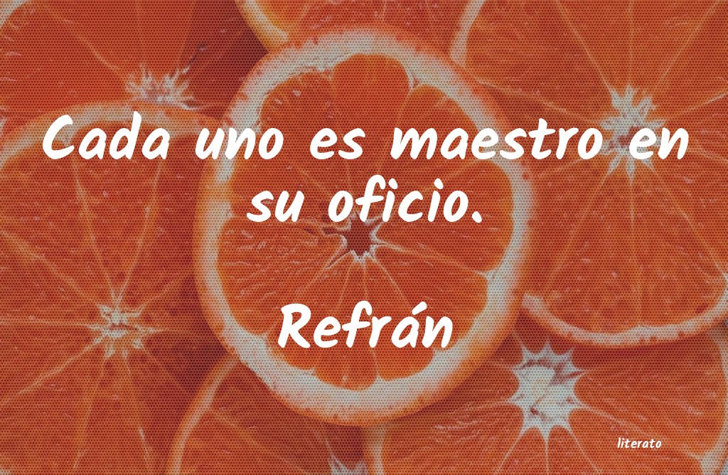 Frases de Refrán