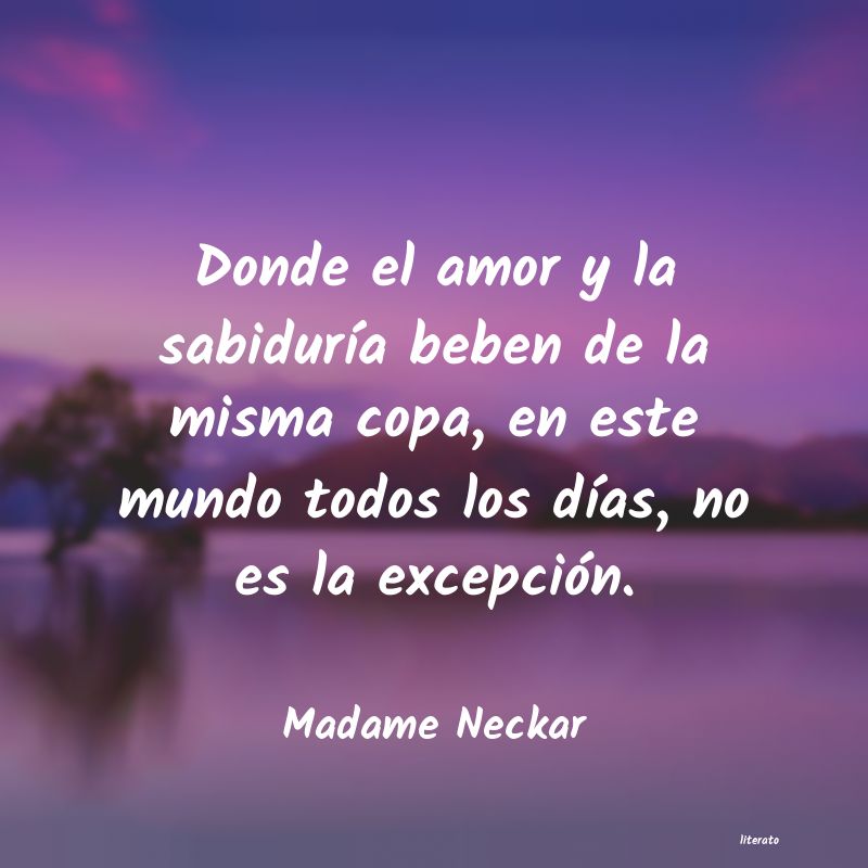 Frases de Madame Neckar