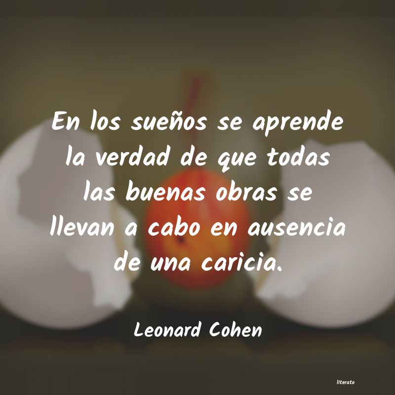 Frases de Leonard Cohen