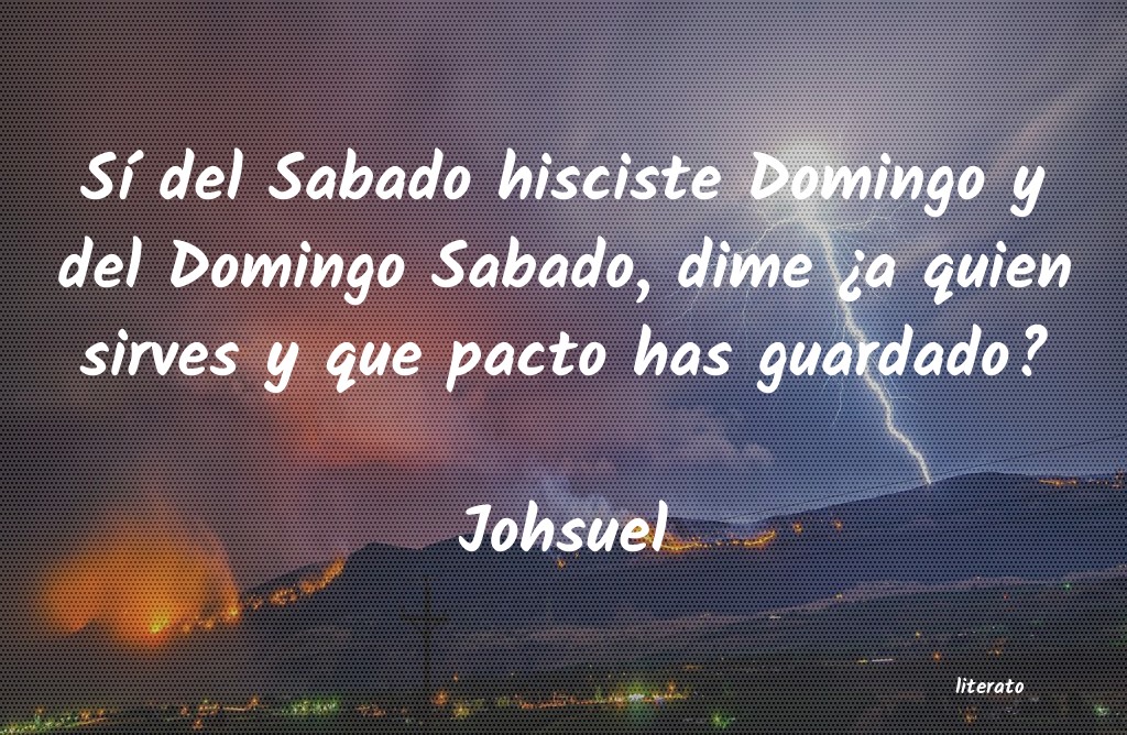 Frases de Johsuel