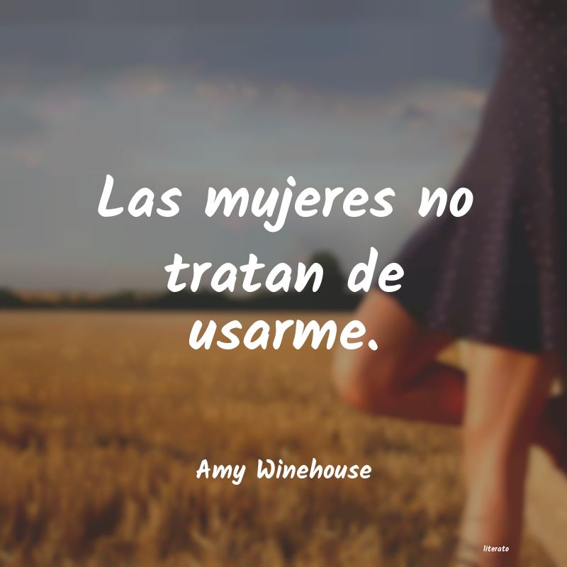 Frases de Amy Winehouse