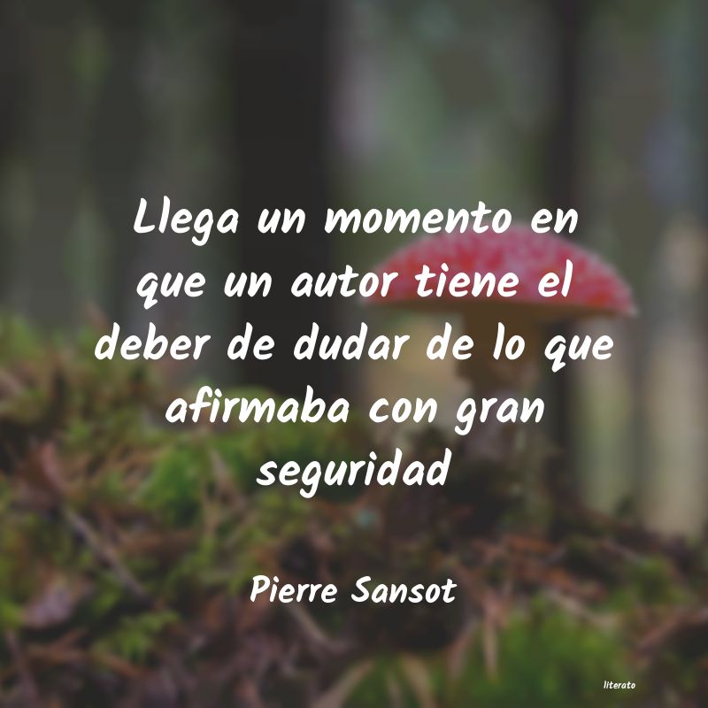 frases de Pierre Sansot