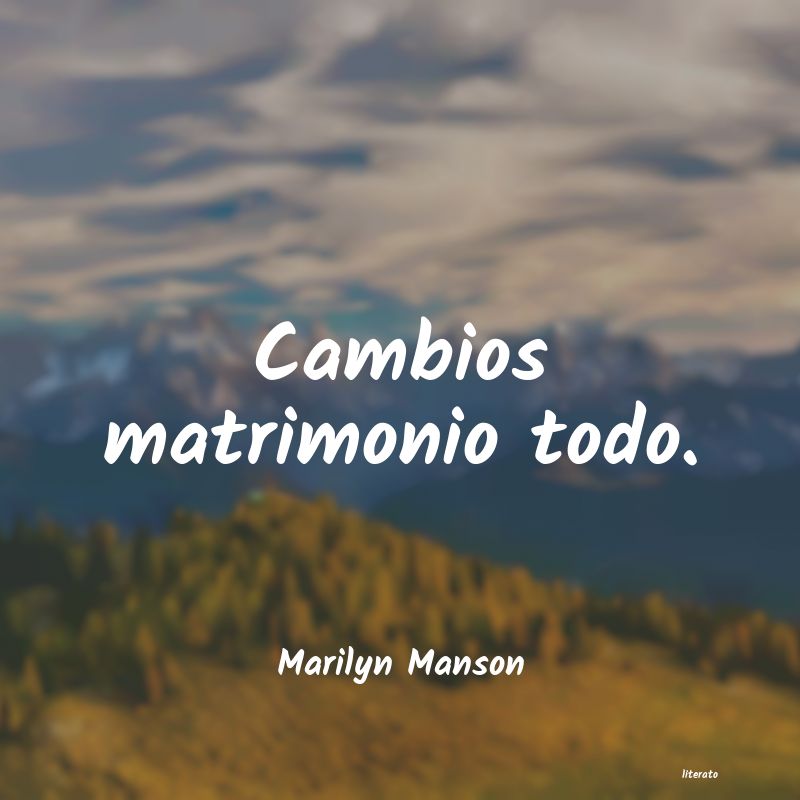 Frases de Marilyn Manson