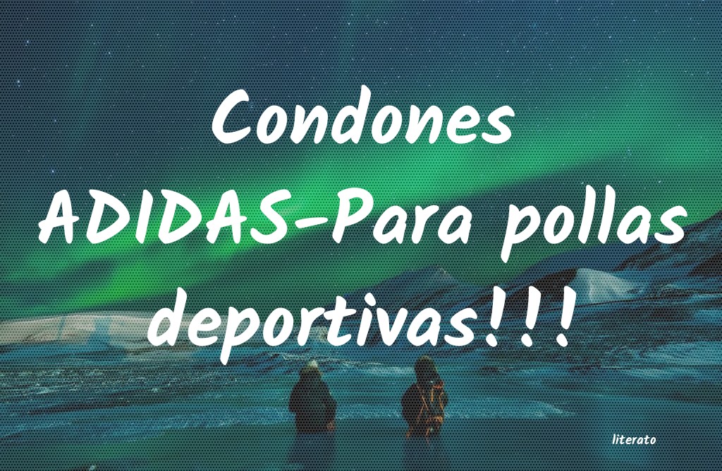 Condones ADIDAS-Para