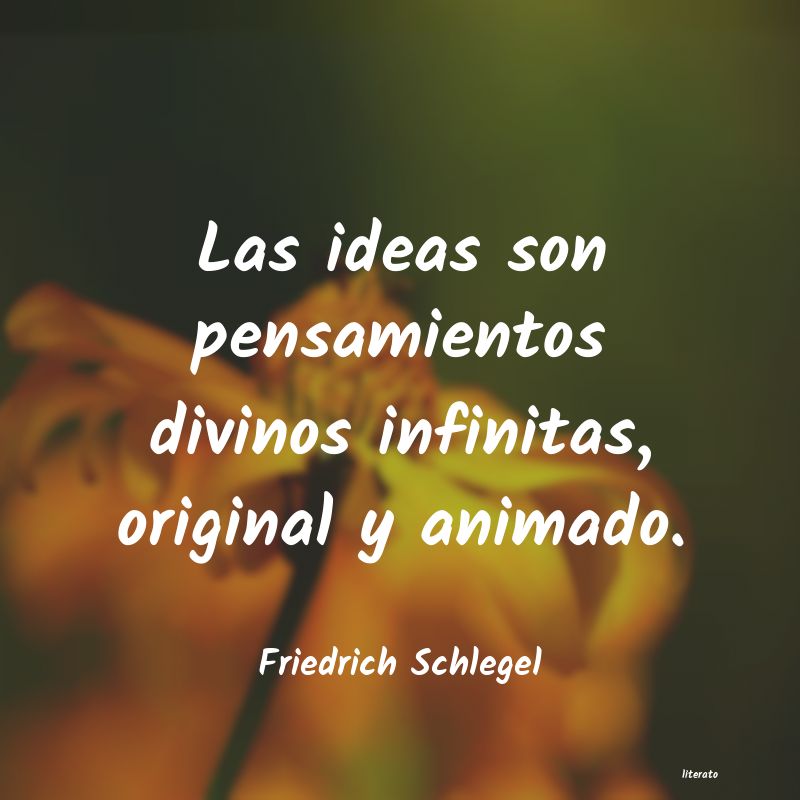 Frases de Friedrich Schlegel