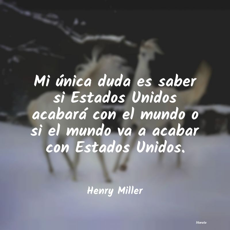 frases de Henry Miller