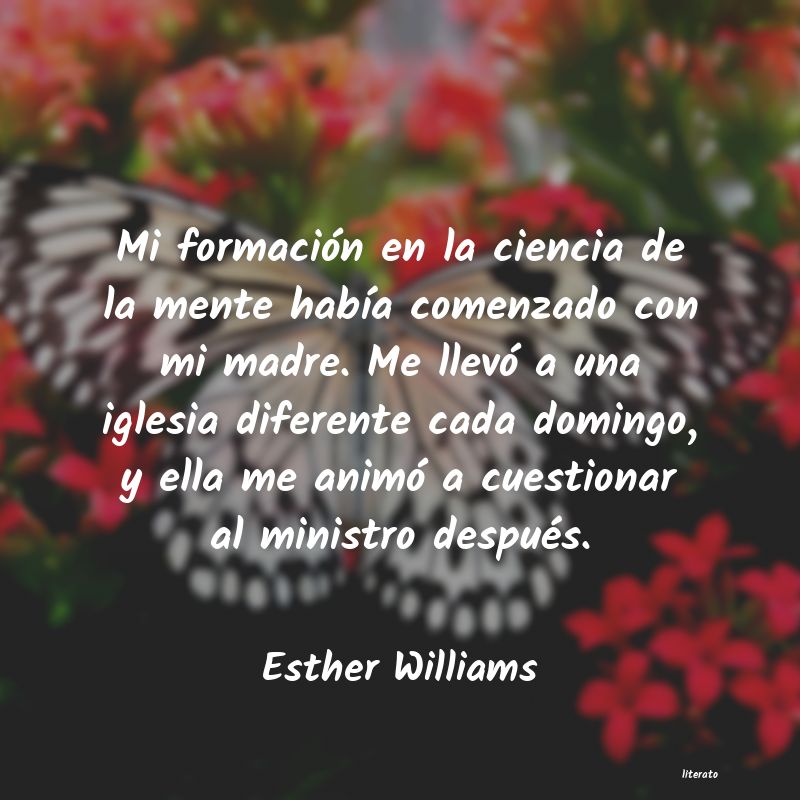 Frases de Esther Williams