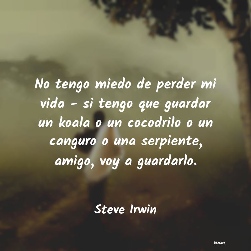 frases de Steve Irwin