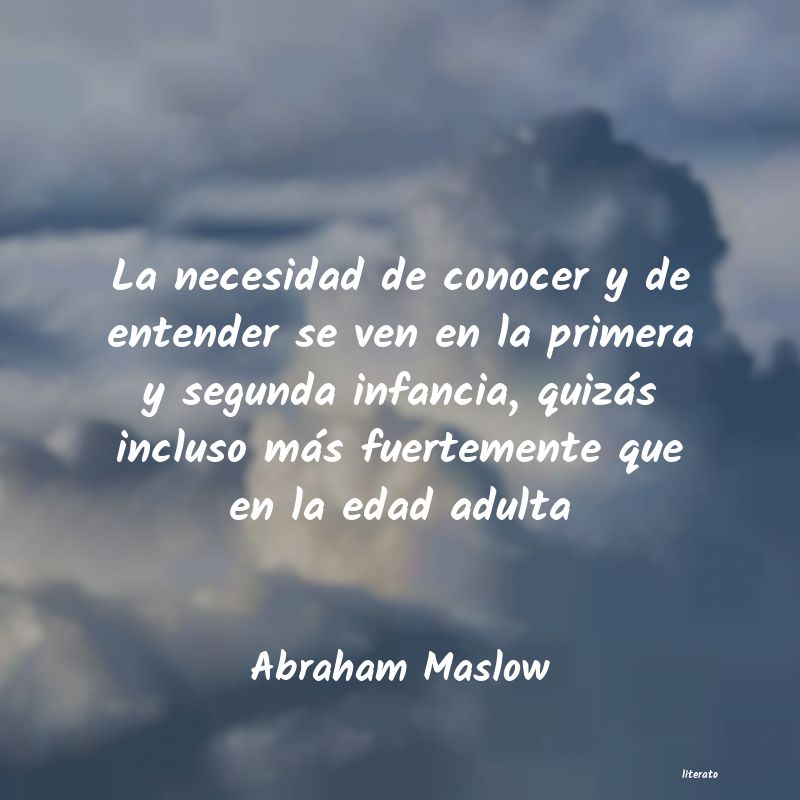 Frases de Abraham Maslow