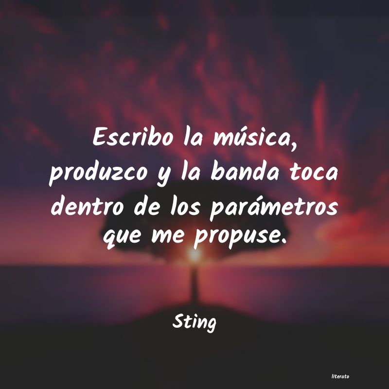 Frases de Sting