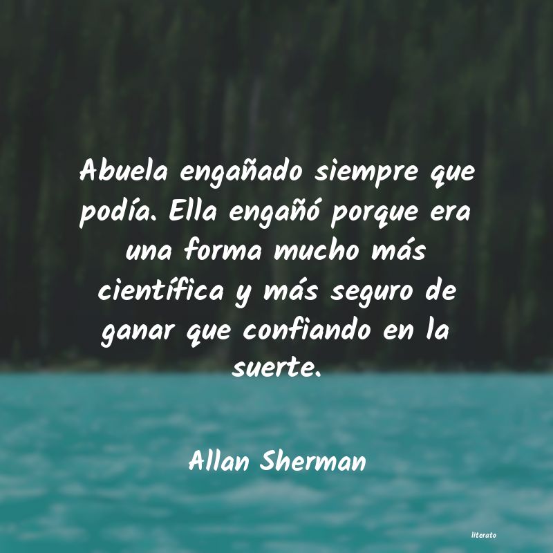 frases de Allan Sherman