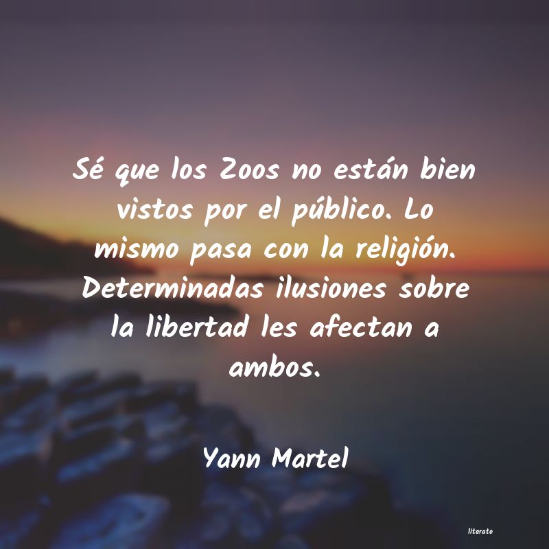 frases de Yann Martel